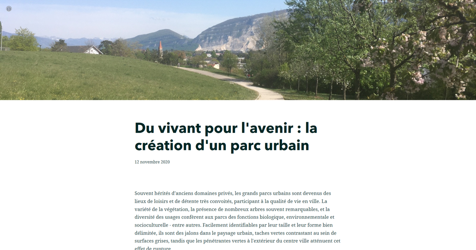 couverture storymap parc